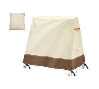Blueshyhall Funda para columpio impermeable, marco A, de tela Oxford 420D, para columpio de jardín de 2 plazas, funda protectora para muebles de jardín, columpio doble, protección contra el sol y los