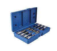 BlueSpot Herramientas 1cm Drive Extra Largo Llave de Vaso Hexagonal ,7 Piezas B/