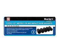 BlueSpot Tools 01552 - Llave de vaso de impacto (1/2", 30 a 36 mm)