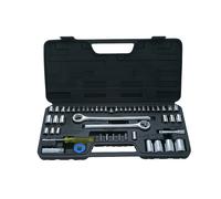 BlueSpot Tools 01746 Enchufe Conjunto De 52 Métrico & Af 1/4 3/8 & 1.3cm Drive