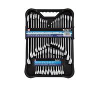 BlueSpot Tools 04112 - Juego de llaves métricas e imperiales (32 unidades, 6 - 19 mm)