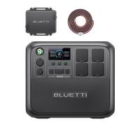 BLUETTI AC200L+Charger 1: Recarga la estación de energía portátil mientras conduces - AC200L + Charger 1+Cables de entrada de CC