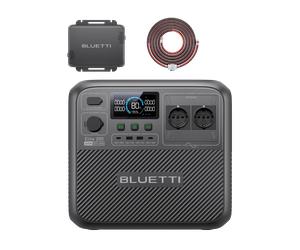 BLUETTI Charger 1: Recarga la estación de energía portátil mientras conduces - Elite 200 V2+Charger 1+Cables de entrada de CC