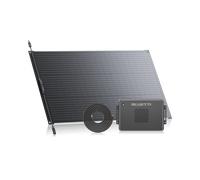 BLUETTI Charger 2 | Cargador DC dual de 1200 W con alternador y energía solar - Charger 2 + PV100 FX | 200W, Cargador dual coche + solar 1.200 W