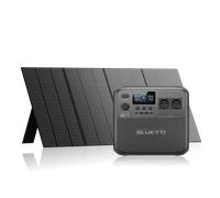 BLUETTI Elite 200 V2 Estación de energía portátil |2.600 W 2.073,6 Wh - Elite 200 V2+350 W Solar | 2600 W 2073,6 Wh | 350 W Solar kit