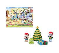 Bluey - Calendario de Adviento, calendario con 24 piezas, incluye figuras de la serie y accesorios, para niños y niñas +3 años de edad, Famosa (BLY54000)