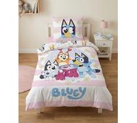 Bluey Funda Nórdica Cama 90 140x200 + Funda Almohada Bingo Muffin Rosa