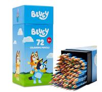 Bluey Lápices de Colores para Niños - Caja de 72 Lápices de Colores, Set de Colorear para Niños de 3 años en adelante, Regalos para Niños - Cumpleaños
