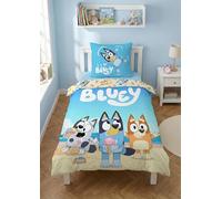 Bluey Playa Funda Nórdica Cama 90 140x200 + Funda Almohada Bingo Muffin