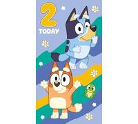 Bluey - Tarjeta de felicitación de cumpleaños número 2