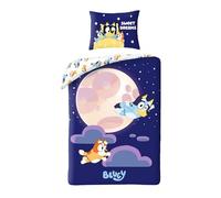 Bluey y Bingo Funda Nórdica Cama 90 140x200 + Funda Almohada 70x90 Algodón