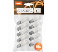 blum 10x amortiguadores BLUMOTION a presión I amortiguadores de puerta para puertas superpuestas, montaje angular | reequipa CLIP, CLIP top con brazo recto | herraje, montaje sin herramientas