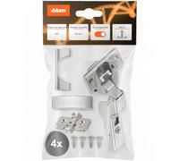blum 4x CLIP top BLUMOTION bisagra 35mm | Tope central | niquelado