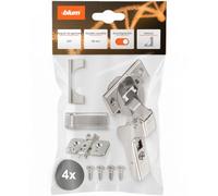 blum 4x CLIP top BLUMOTION bisagra 35mm | tope interior | niquelado