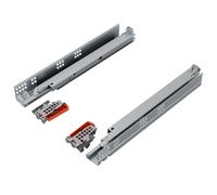 blum extracción total Tandem 400 mm I guía oculta invisible bajo el cajón I guía de cajón Soft-close con amortiguación blumotion I extracción para mueble de cocina I sistema de guías 1 par