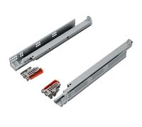 blum extracción total Tandem 450 mm I guía oculta invisible bajo el cajón I guía de cajón Soft-close con amortiguación blumotion I extracción para mueble de cocina I sistema de guías 1 par