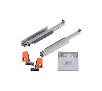 Blum MOVENTO TIP-ON 760H - Guías para cajones (400 mm, extensión completa de 40 kg, 1 par, incluye accesorios de montaje y acoplamiento)