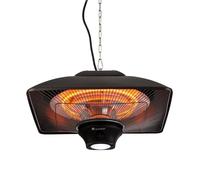 Blumfeldt Radiador Electrico Bajo Consumo de Infrarrojos, Estufa para Pared y Terraza de IP24 con 2 Temperaturas, Calefactor Bajo Consumo, Estufa Exterior Eléctrica Jardín, Calefaccion Carpas