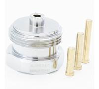 BLUMKRAFT - Adaptador de metal para radiadores MEGES M27 x1.0 prototipo a M30 x 1.5 para termostato/cabeza termostática M30x1.5 macho