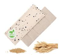 Blumtal Bolsa de Semillas Microondas - Almohadas termicas lavables con retención de calor y frio (50x20 cm) - Saco Semillas Microondas