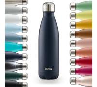 Blumtal® Botella termica Charles - botella agua acero inoxidable 350 ml sin BPA - botellas de agua acero inoxidable aislada - botella acero inoxidable - garrafa termica - termo agua fria - color azul
