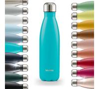 Blumtal Botella Termo Acero Inoxidable Charles - Cantimplora Termica 750ml Sin BPA - Botella Termo A Prueba de Fugas - Botella 750ml Termo de Doble Pared - Cantimplora Acero Inoxidable Petróleo