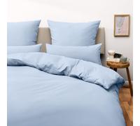 Blumtal Juego de Funda Nórdica de Microfibra Muy Suave y Transpirable - Set de 3 Piezas Funda Edredón Nórdico + 2 Fundas de Almohada para Cama de 150, Azul Claro
