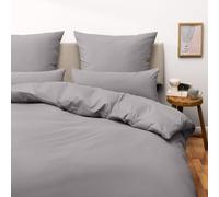 Blumtal Juego de Funda Nórdica de Microfibra Muy Suave y Transpirable - Set de 3 Piezas Funda Edredón Nórdico + 2 Fundas de Almohada para Cama de 150, Gris