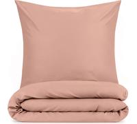 Blumtal, juego de sábanas de 140x200 cm + funda de almohada de 65x65 cm - Sábanas de microfibra, juego de 2 piezas, color rosa