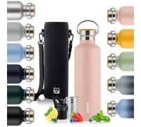 Blumtal Termo 500ml - Botella Isotérmica de Acero Inoxidable de Doble Pared - Libre de BPA - Para Té y Deportes - Rosa