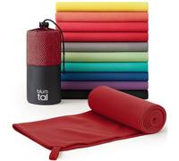 Blumtal Toalla Microfibra 120x60 cm - Toallas Gimnasio de Microfibra de Secado rápido - Toalla Gym - Toallas para Gimnasio - Toalla Microfibra Gimnasio - Toalla Gym - Rojo