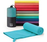 Blumtal Toalla Microfibra 200x100 cm - Toallas Gimnasio de Microfibra de Secado rápido - Toalla Gym - Toallas para Gimnasio - Toalla Microfibra Grande - Toalla Gym Turquesa