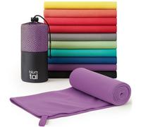 Blumtal Toalla Microfibra 200x100 cm - Toallas Gimnasio de Microfibra de Secado rápido - Toalla Gym - Toallas para Gimnasio - Toalla Microfibra Grande - Toallas Microfibra Gimnasio - Toalla Gym Lila