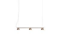 Blush Rail 3 Lámpara Colgante Beige