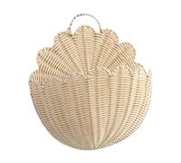 BLWOTMOR Cesta Colgante de Pared, Cesta Colgante Tejida, Cesta de Almacenamiento Colgante, Organizador de Imitación de Ratán, Cesta Decorativa Hecha a Mano, Ad, S