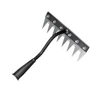 BLWOTMOR Escardillo Manual con Afiladas Removedor de Ergonómico Herramienta para Desr Resistente Extractora de Raíces para Jardín Adecuada, 8 Púas