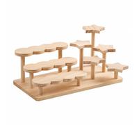 BLWOTMOR Expositor Escritorio con Base Rectangular Móvil Organizador con Columnas Verticales Ahorra Espacio ría para Recibidor,