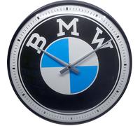 Nostalgic-Art Reloj de Pared Retro, Ø 31 cm, BMW - Logo - Idea de Regalo para Fans de BMW, Official License Product (OLP), decoración para la Cocina, diseño Vintage