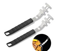 BNGXR Resistente al calor, elevador de parrilla, acero inoxidable, protección contra quemaduras, mango antideslizante y ergonómico, accesorios para barbacoa, herramientas para camping