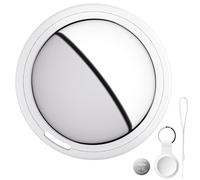 Bnlei Localizador Smart Air Tracker Tag Funciona con Apple Buscar (Solo iOS), Batería de Repuesto Incluida, Bluetooth Rastreador para Llaves, Coche, Bicicleta, Bolso (Blanco, Paquete de 1)