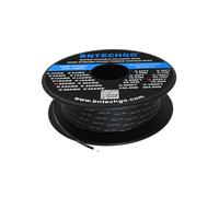 BNTECHGO Bobina de alambre de silicona de 20 pies calibre 250 pies negro flexible 20 AWG alambre de cobre estañado