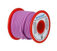 BNTECHGO Bobina de alambre de silicona de calibre 14, 25 pies, flexible, 14 AWG, alambre de cobre estañado trenzado