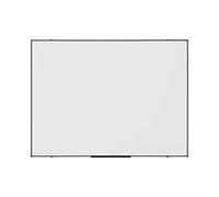 BoardsPlus Economy Pizarra Blanca Magnética, 120 x 90 cm, Superficie de Acero Lacado en Seco, Marco de Tech Alloy Negro