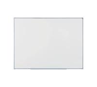 BoardsPlus Economy Pizarra Blanca Magnética, 60 x 45 cm, Superficie de Acero Lacado en Seco, Marco de Tech Alloy Gris