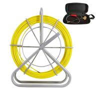 Bobina de cable en espiral, 106,7 metros, 4,5 mm, con carrete de acero y freno