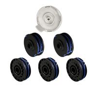 Bobina de desbrozadora Φ1,5 mm 8 m para RAC123, compatible con Ryobi RLT4027, RLT4125, RLT5027, RLT6030, RLT5127, RLT6130-5132002670, carrete de repuesto para recortadora de cuerdas con cubierta