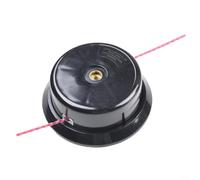 Bobina de doble línea de 128 mm compatible con cortadores de cepillo Mfh5300 Mfh5200 Mfh3300 Bch5200 con alambre de 2,4 mm de grosor, 5000 m de longitud y rosca izquierda M10 x 1,25 para trabajo en el