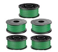Bobina de hilo para Black y Decker GL7033 GL8033 GL9035 A6486 desbrozadora inalámbrica 2,0 mm 6,1 m, bobina de hilo de repuesto corte borde para Black and Decker A6486 (5 unidades)