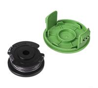 Bobina de línea flexible y tapa de cubierta para recortadora Greenworks 21287 de 24 V diseñada para corte rápido y reducción de arrastre