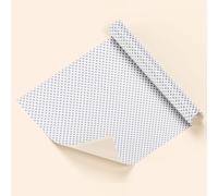 Bobina de papel de regalo topos fondo blanco ancho